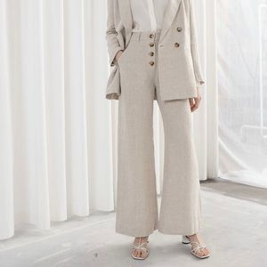 Brand new &Other stories linen trousers